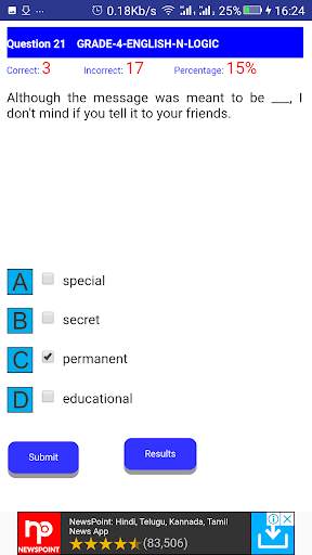 Grade-4 English 'n' Logic screenshot 4