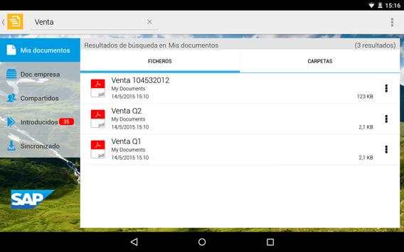 SAP Mobile Documents screenshot 8