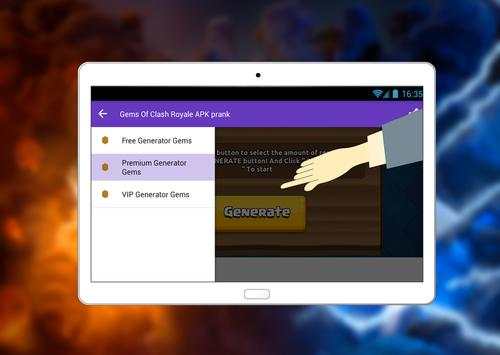 Gems Of Clash Royale APK prank screenshot 12