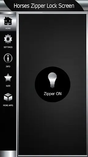 Horses Zipper Lock Screen screenshot 2
