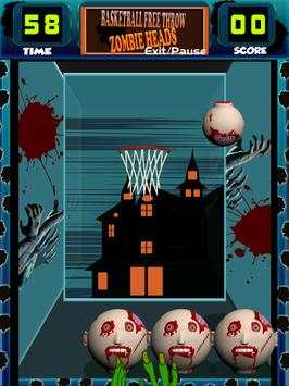 Basketball Free Throw: Zombie screenshot 5