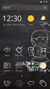 Sketch CM Launcher Theme screenshot 2