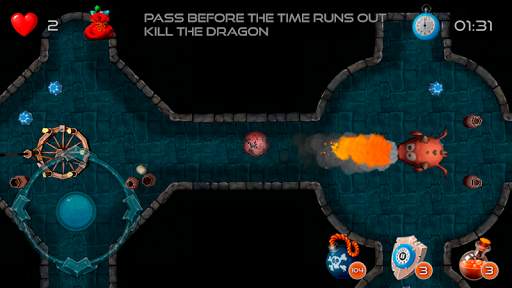Fantasy maze rolling ball screenshot 1