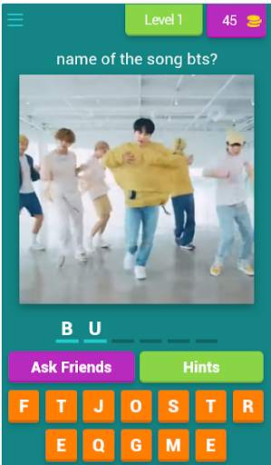 quiz song bts screenshot 4