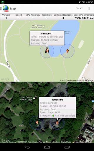 Real-Time GPS Tracker 2 screenshot 1