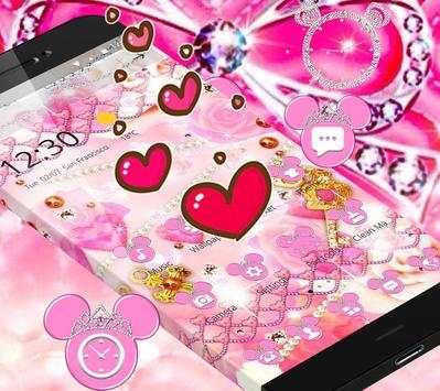Pink Minny Bowknot Theme screenshot 2
