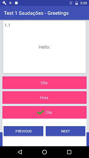 Portuguese Learning Language screenshot 2