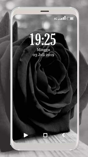 Black Flowers Wallpaper screenshot 8