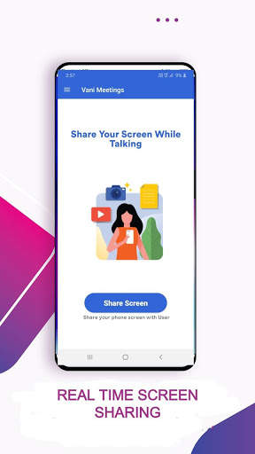 Vani Meetings - Share Screen While Talking screenshot 1