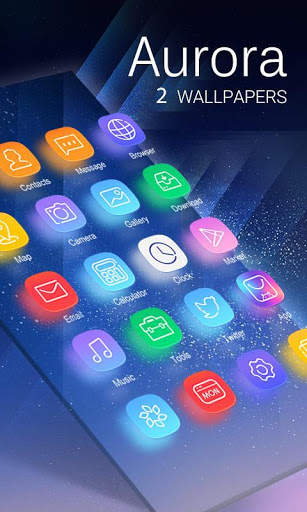 Aurora GO Launcher Theme screenshot 1