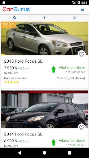 CarGurus screenshot 2