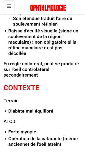 Ophtalmologie screenshot 6