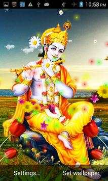 Lord Krishna Live Wallpaper screenshot 1