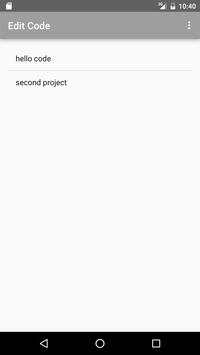 Edit Code screenshot 1