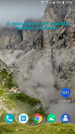 Simple text widget - Text widget for android screenshot 13