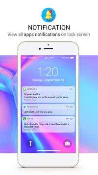 Lock Screen Phone X Style OS 11 screenshot 5