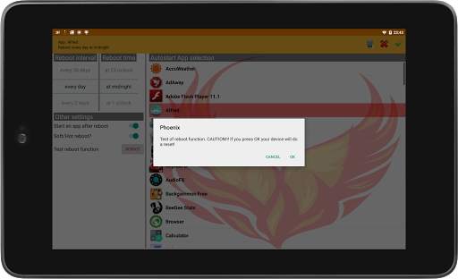 Phoenix - Autoboot app start screenshot 9