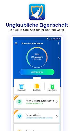 Smart Phone Cleaner & Booster screenshot 1