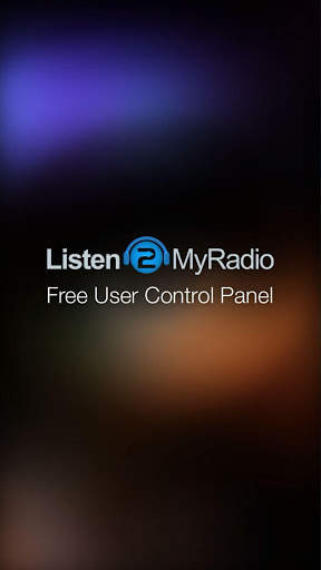 Listen2MyRadio Control Panel screenshot 1