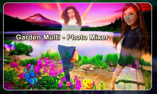 Garden photo blender - photo mixer screenshot 1