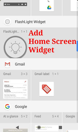 Floating FlashLight Widget 2020 - 2 Widgets screenshot 3