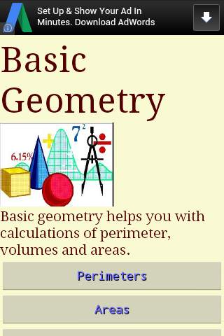 Basic Geometry screenshot 1