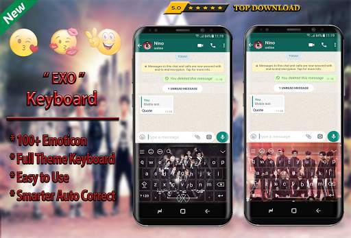 EXO Keyboard Theme KPOP 2019 screenshot 2