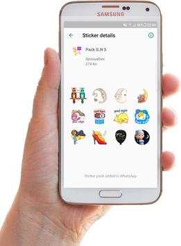 WAStickerApps: Good Night Sticker For Whatsapp 🌛 screenshot 4