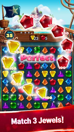 Jewels Fantasy : Quest Temple Match 3 Puzzle स्क्रीनशॉट 2