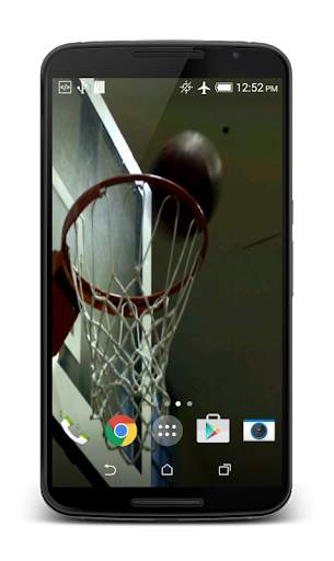 Basketball Shot Live Wallpaper स्क्रीनशॉट 3