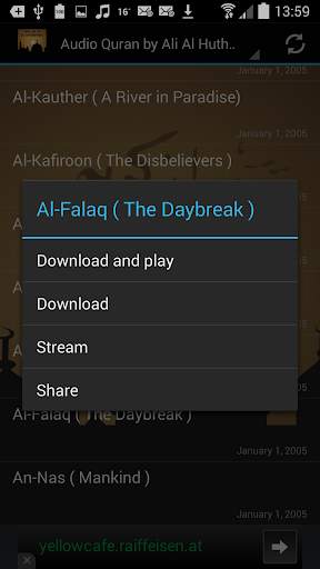 Audio Quran by Ali Al Huthaify screenshot 3
