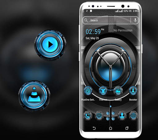 Techno Vault Launcher Theme screenshot 1