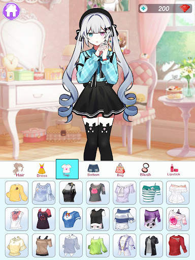 Makeover Anime Dress Up Games screenshot 10