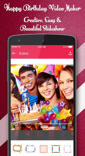 Happy Birthday Video Maker With Music screenshot 4