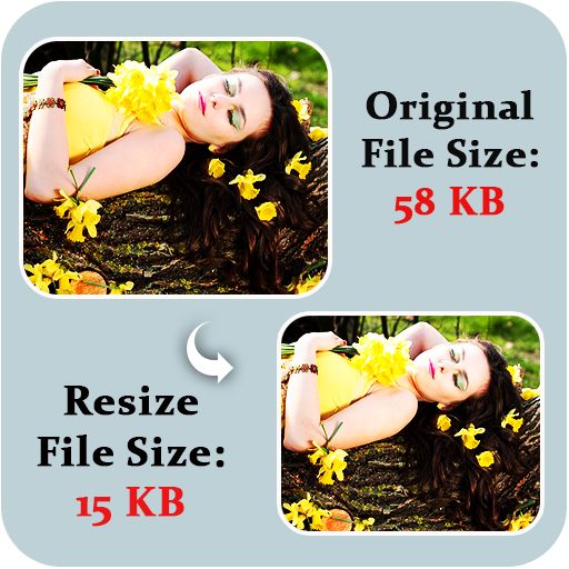 Photo resize app in kb - Resize Photo in Kb icon