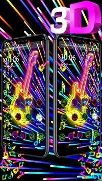 Neon Guitar 3D Gravity Theme🎸 screenshot 3