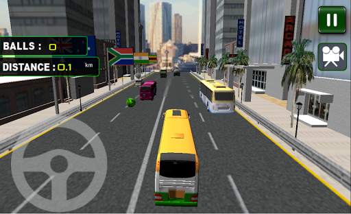 Cricket World Cup Bus Racing screenshot 2