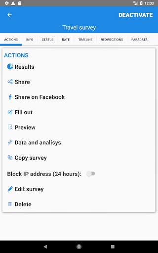 1KA OneClickSurvey screenshot 10