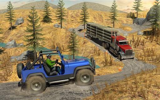 Offroad Jeep Prado Driving - Car Stunt screenshot 15