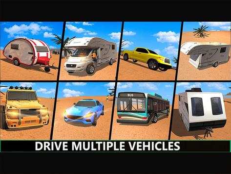 Camper Van Trailer Truck Driving Simulator screenshot 15