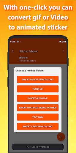 Animated Sticker Maker for WhatsApp WAStickerApps screenshot 3