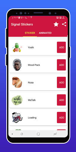 Animated Stickers for Signal Messenger screenshot 1