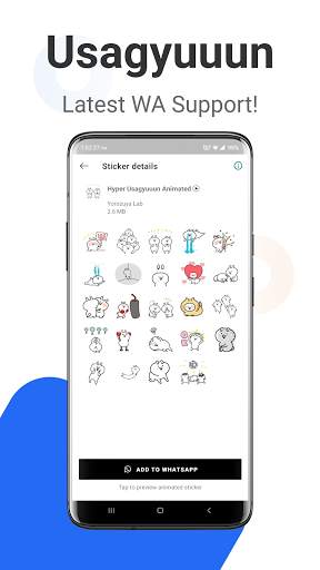 Usagyuuun GIF Animated Sticker for WA screenshot 4