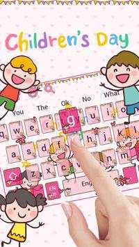Cute Children's Day Keyboard Theme screenshot 2