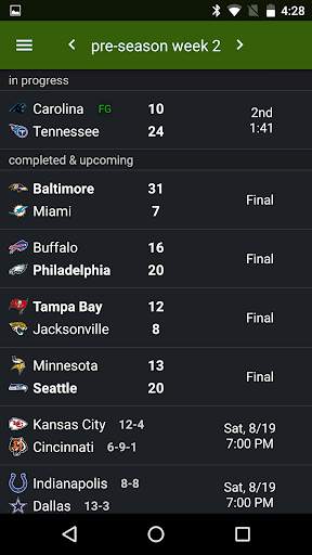 Sports Alerts - NFL edition screenshot 5