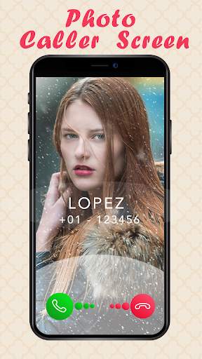 Photo Caller Screen: HD Photo Caller Id скриншот 1