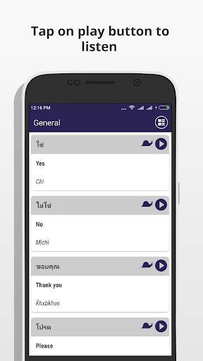 Learn Thai Language - Thai Translator screenshot 2