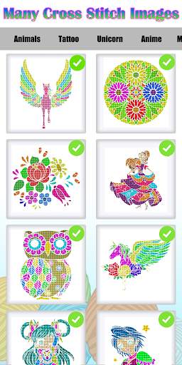 Happy Cross Stitch Color By Number-Needle Art Free screenshot 7