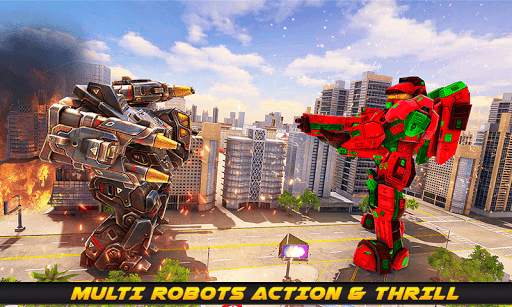 Flying Horse Robot Transform: Horse Shooting Games screenshot 2