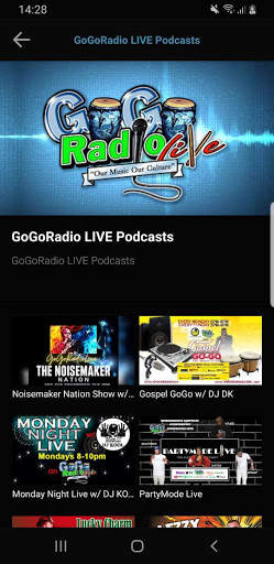 GoGoRadio LIVE App 2 تصوير الشاشة